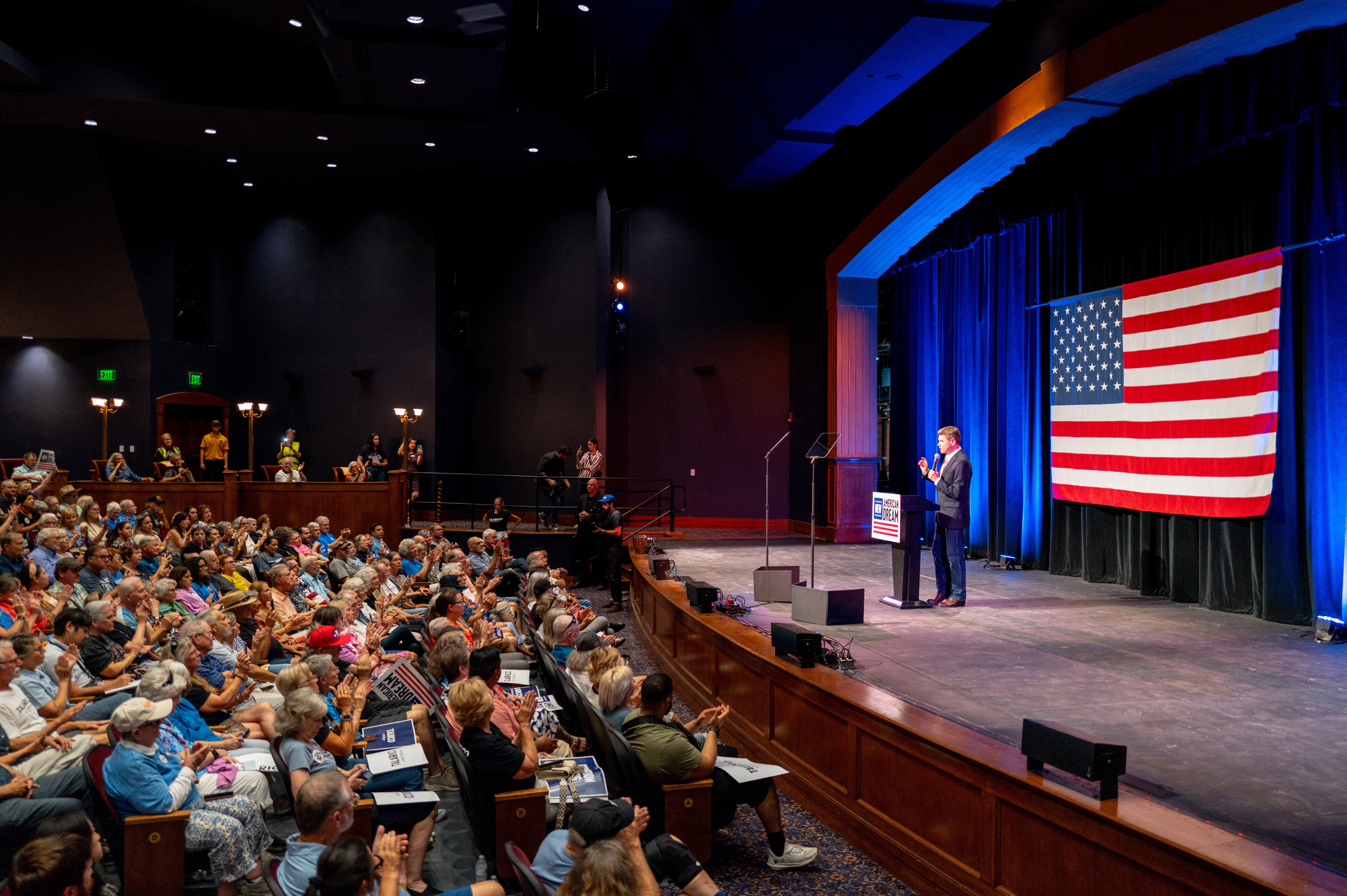 In this file photo, Democratic Senate candidate James Talarico speaks during a campaign rally on Aug. 31, 2026 in Kerrville, Texas. Labor Day often marks the unofficial kickoff of general election campaigning.